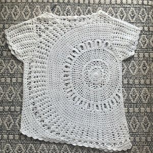 Chico’s Cotton Crochet Top